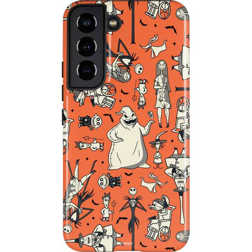 Disney The Nightmare Before Christmas Character Pattern print Galaxy S22 Pro Case