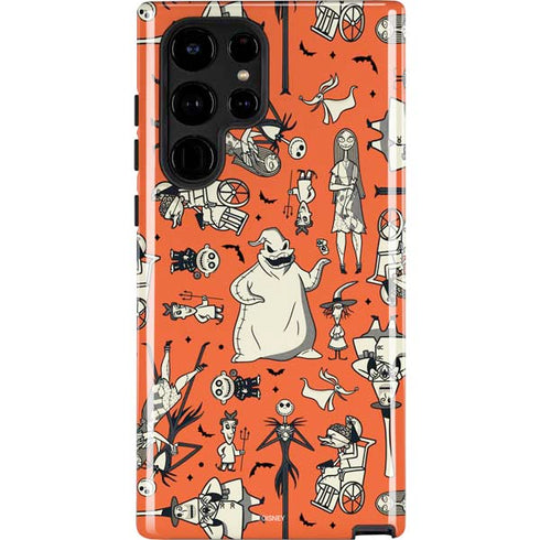 Disney The Nightmare Before Christmas Character Pattern print Galaxy S22 Ultra Pro Case