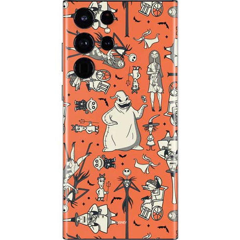 Disney The Nightmare Before Christmas Character Pattern print Galaxy S22 Ultra Skin