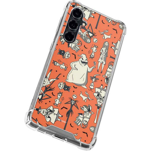 Disney The Nightmare Before Christmas Character Pattern print Galaxy S23 FE Clear Case