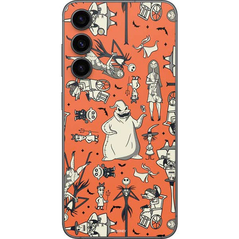 Disney The Nightmare Before Christmas Character Pattern print Galaxy S23 FE Skin
