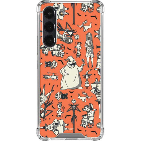 Disney The Nightmare Before Christmas Character Pattern print Galaxy S23 Plus Clear Case