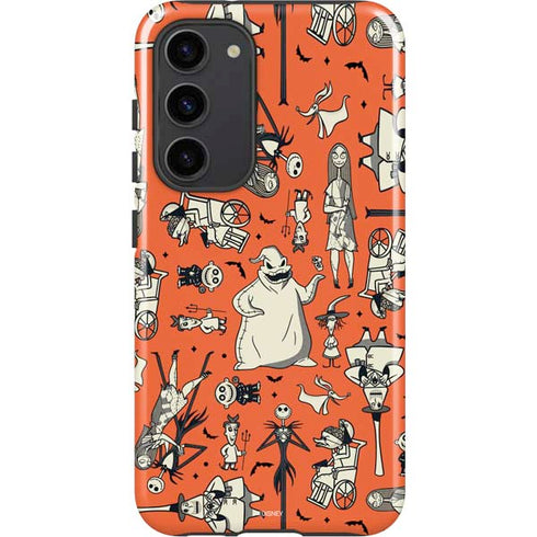 Disney The Nightmare Before Christmas Character Pattern print Galaxy S23 Plus Pro Case