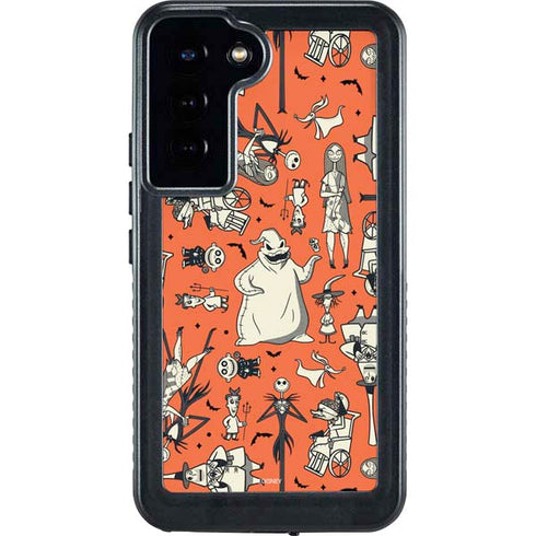 Disney The Nightmare Before Christmas Character Pattern print Galaxy S23 Plus Waterproof Case