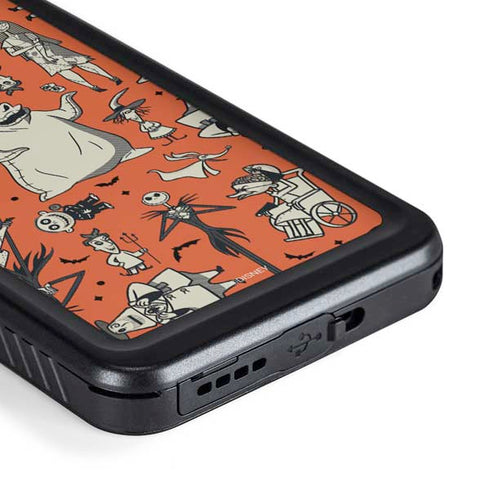 Disney The Nightmare Before Christmas Character Pattern print Galaxy S23 Plus Waterproof Case
