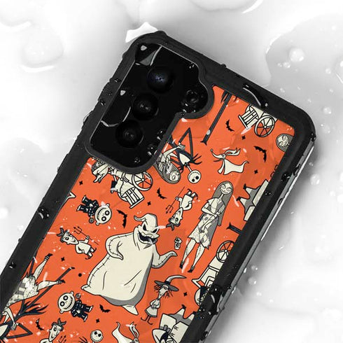 Disney The Nightmare Before Christmas Character Pattern print Galaxy S23 Plus Waterproof Case