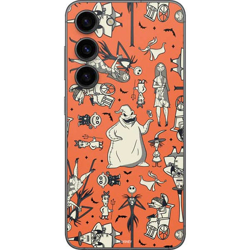 Disney The Nightmare Before Christmas Character Pattern print Galaxy S23 Skin