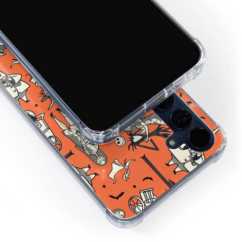 Disney The Nightmare Before Christmas Character Pattern print Galaxy S24 Clear Case