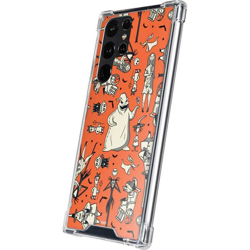 Disney The Nightmare Before Christmas Character Pattern print Galaxy S24 Ultra Clear Case