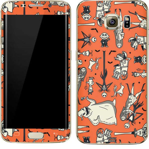 Disney The Nightmare Before Christmas Character Pattern print Galaxy S7 Edge Skin