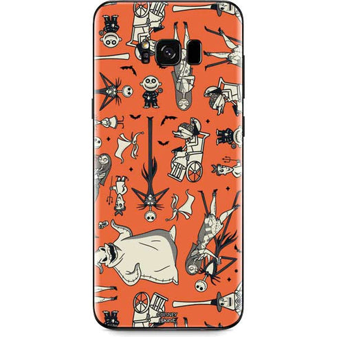 Disney The Nightmare Before Christmas Character Pattern print Galaxy S8 Plus Skin