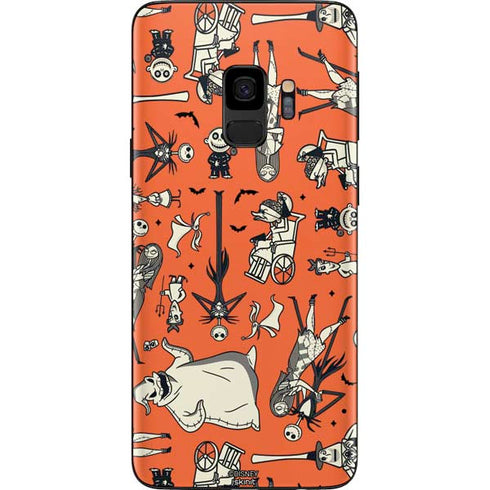 Disney The Nightmare Before Christmas Character Pattern print Galaxy S9 Skin