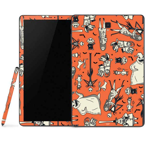 Disney The Nightmare Before Christmas Character Pattern print Samsung Galaxy Tab Skin