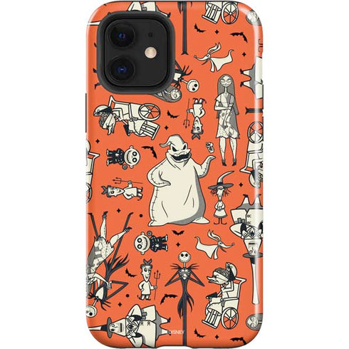 Disney The Nightmare Before Christmas Character Pattern print iPhone 12 Impact Case