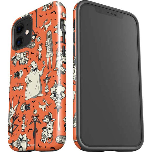 Disney The Nightmare Before Christmas Character Pattern print iPhone 12 Impact Case