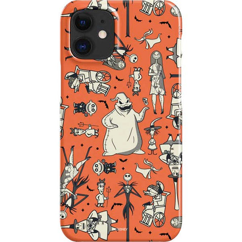 Disney The Nightmare Before Christmas Character Pattern print iPhone 12 Mini Lite Case