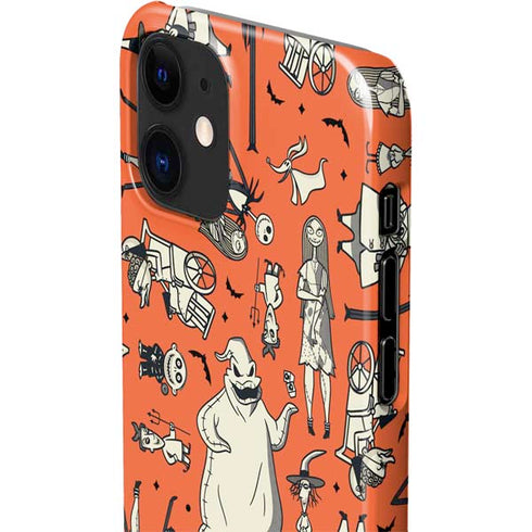 Disney The Nightmare Before Christmas Character Pattern print iPhone 12 Mini Lite Case