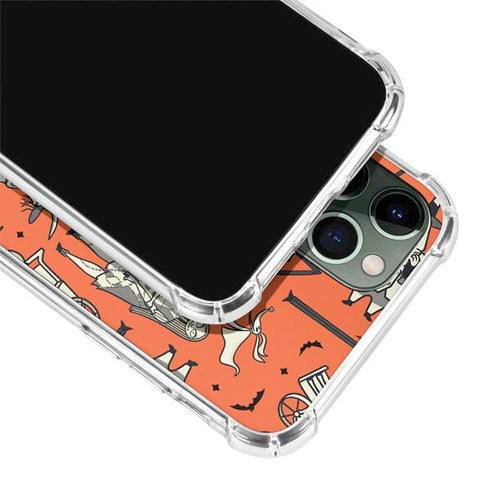 Disney The Nightmare Before Christmas Character Pattern print iPhone 12 Pro Clear Case
