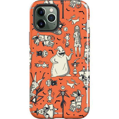 Disney The Nightmare Before Christmas Character Pattern print iPhone 12 Pro Impact Case