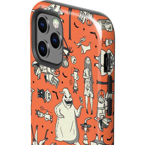Disney The Nightmare Before Christmas Character Pattern print iPhone 12 Pro Impact Case