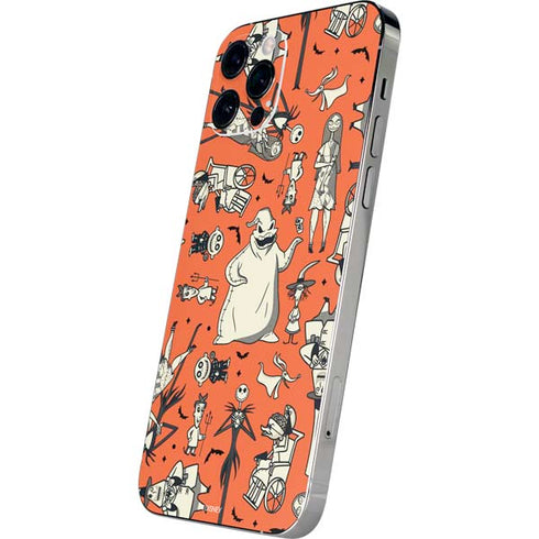 Disney The Nightmare Before Christmas Character Pattern print iPhone 12 Pro Max Skin