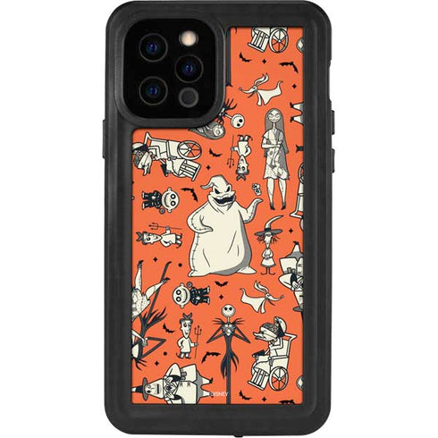 Disney The Nightmare Before Christmas Character Pattern print iPhone 12 Pro Waterproof Case