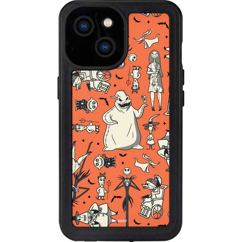 Disney The Nightmare Before Christmas Character Pattern print iPhone 13 Mini Waterproof Case