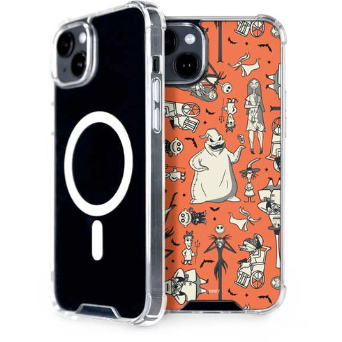 Disney The Nightmare Before Christmas Character Pattern print iPhone 15 Plus MagSafe Case