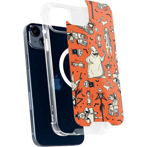Disney The Nightmare Before Christmas Character Pattern print iPhone 15 Plus MagSafe Case
