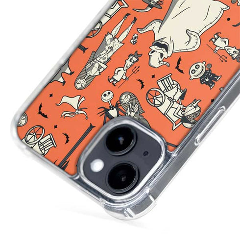 Disney The Nightmare Before Christmas Character Pattern print iPhone 15 Plus MagSafe Case