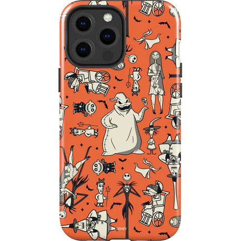 Disney The Nightmare Before Christmas Character Pattern print iPhone 15 Pro Max Impact Case