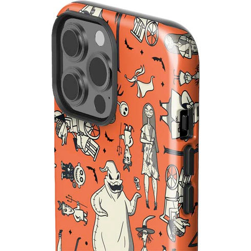 Disney The Nightmare Before Christmas Character Pattern print iPhone 15 Pro Max Impact Case