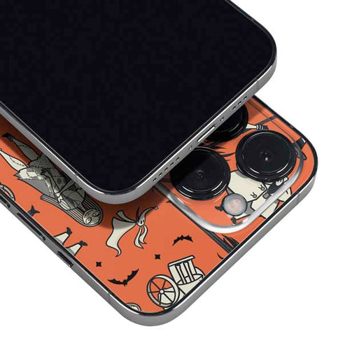 Disney The Nightmare Before Christmas Character Pattern print iPhone 15 Pro Skin