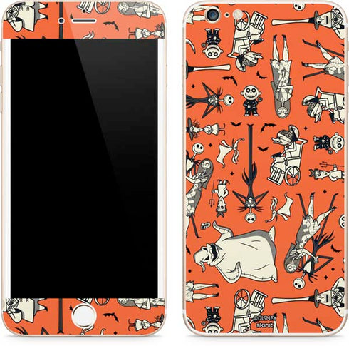 Disney The Nightmare Before Christmas Character Pattern print iPhone 6/6s Plus Skin