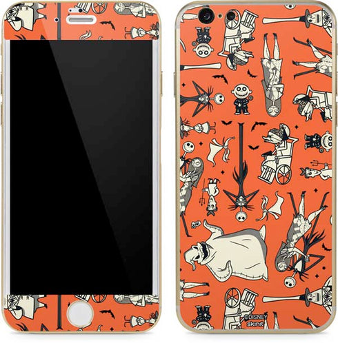 Disney The Nightmare Before Christmas Character Pattern print iPhone 6/6s Skin