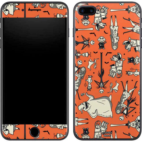 Disney The Nightmare Before Christmas Character Pattern print iPhone 7 Plus Skin