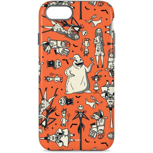 Disney The Nightmare Before Christmas Character Pattern print iPhone 8 Pro Case