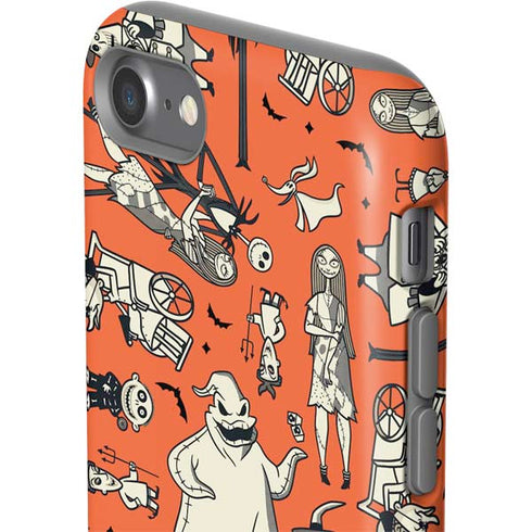 Disney The Nightmare Before Christmas Character Pattern print iPhone SE (2nd & 3rd Gen) Pro Case