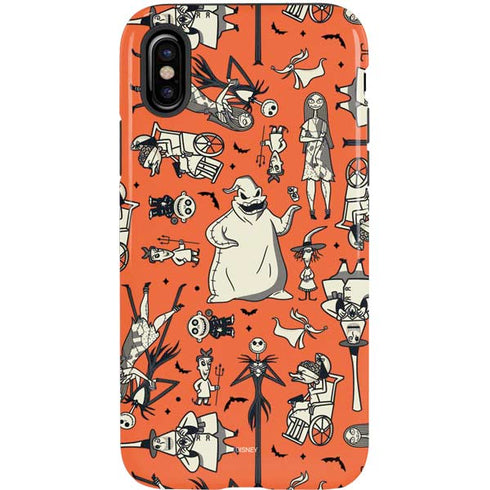 Disney The Nightmare Before Christmas Character Pattern print iPhone XS Pro Case
