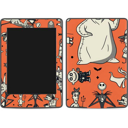 Disney The Nightmare Before Christmas Character Pattern print Amazon Kindle Skin