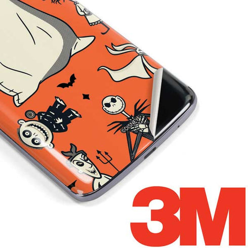 Disney The Nightmare Before Christmas Character Pattern print Moto E5 Plus Skin