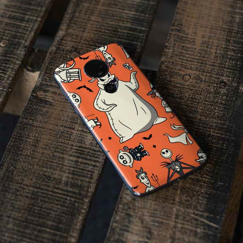 Disney The Nightmare Before Christmas Character Pattern print Moto E5 Plus Skin