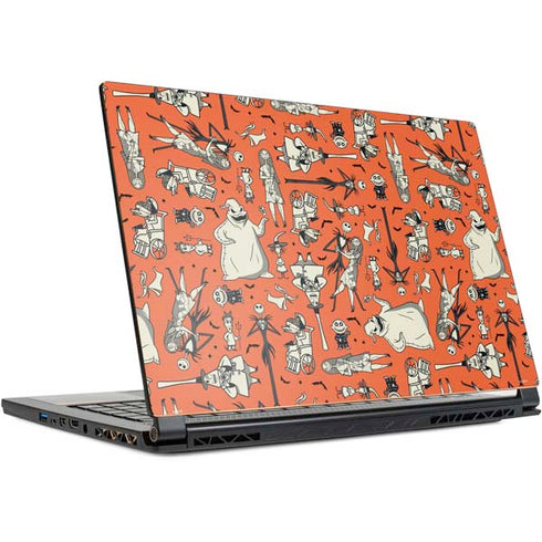 Disney The Nightmare Before Christmas Character Pattern print MSI GS65 Stealth Laptop Skin