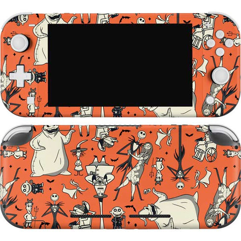 Disney The Nightmare Before Christmas Character Pattern print Nintendo Switch Lite Skin