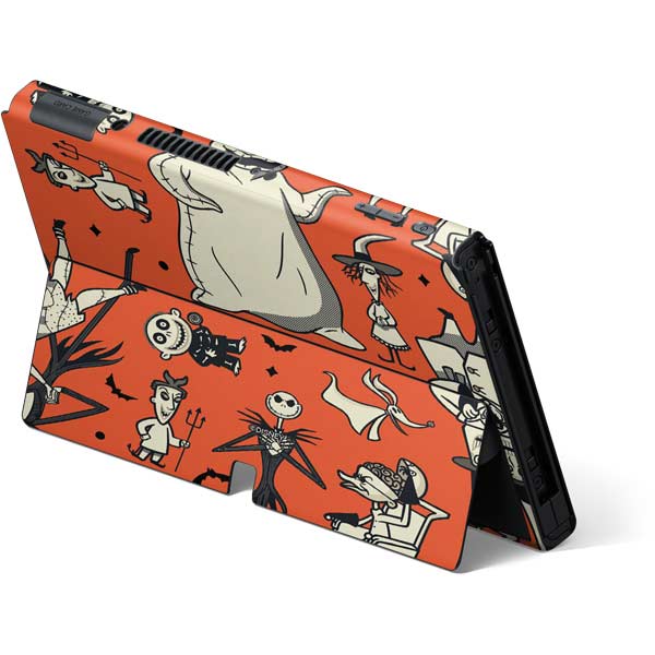 The Nightmare Before Christmas Pattern Nintendo Switch OLED (2021