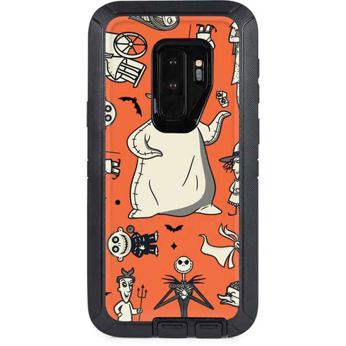Disney The Nightmare Before Christmas Character Pattern print Otterbox Defender Galaxy Skin