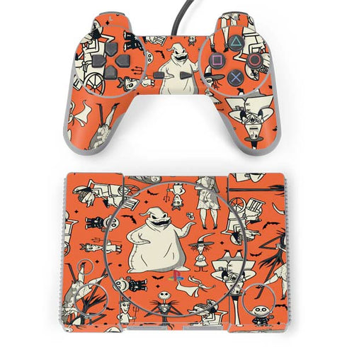 Disney The Nightmare Before Christmas Character Pattern print PlayStation Classic Bundle Skin
