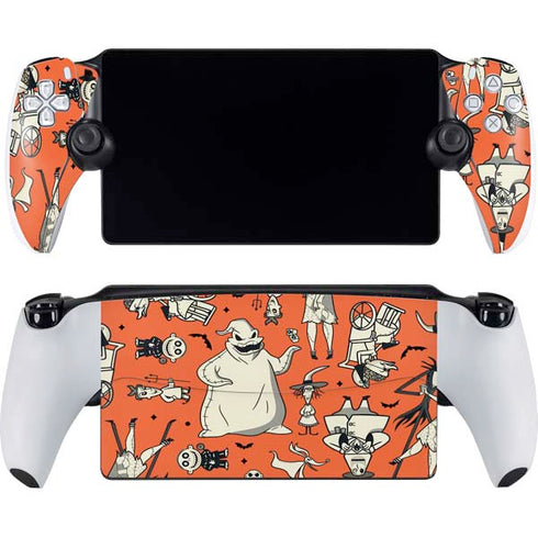 Disney The Nightmare Before Christmas Character Pattern print PlayStation Portal Remote Player Skin