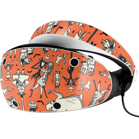 Disney The Nightmare Before Christmas Character Pattern print PlayStation VR2 Skin