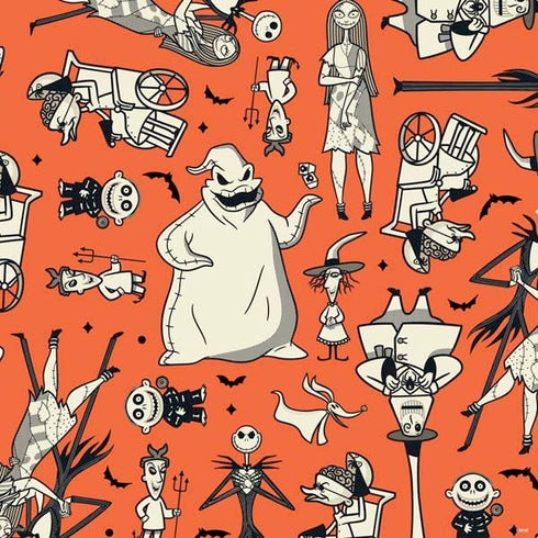 Disney The Nightmare Before Christmas Character Pattern print PS4 Slim Skin